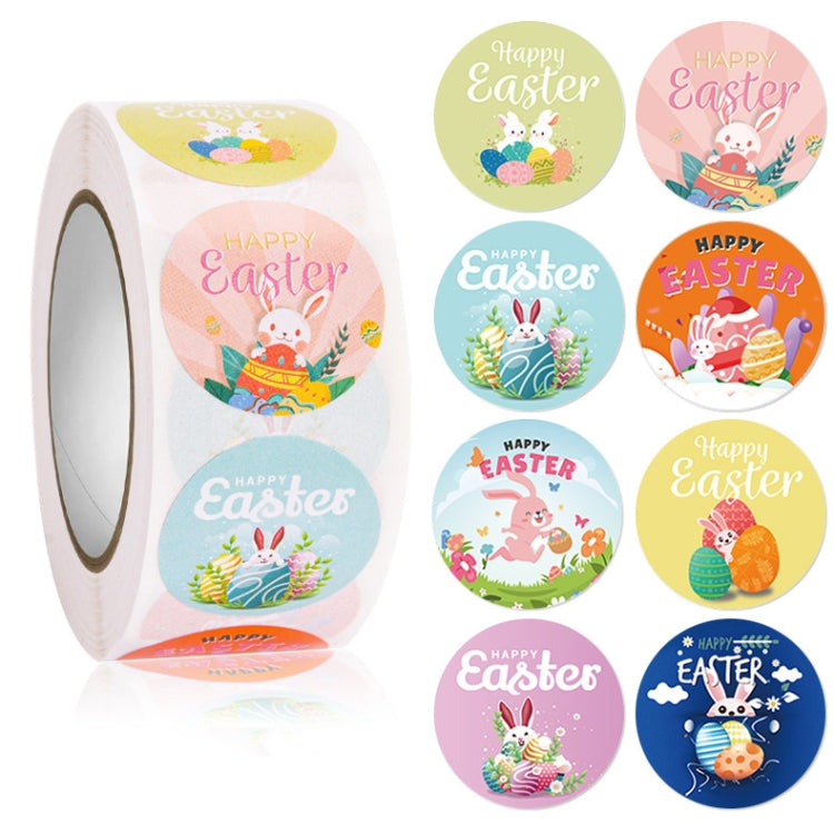 5 PCS Easter Bunny Egg Cartoon Decoration Sticker, Size: 2.5cm / 1 Inch