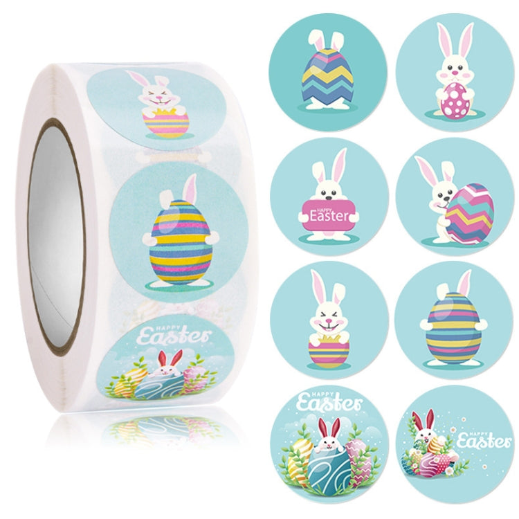 5 PCS Easter Bunny Egg Cartoon Decoration Sticker, Size: 2.5cm / 1 Inch