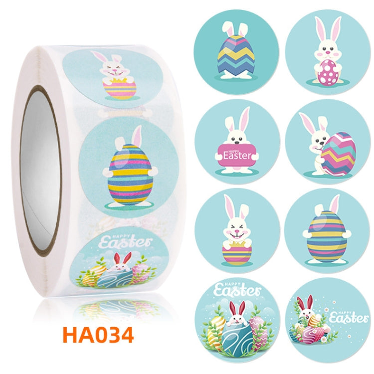 5 PCS Easter Bunny Egg Cartoon Decoration Sticker, Size: 2.5cm / 1 Inch