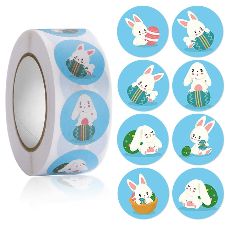 5 PCS Easter Bunny Egg Cartoon Decoration Sticker, Size: 2.5cm / 1 Inch