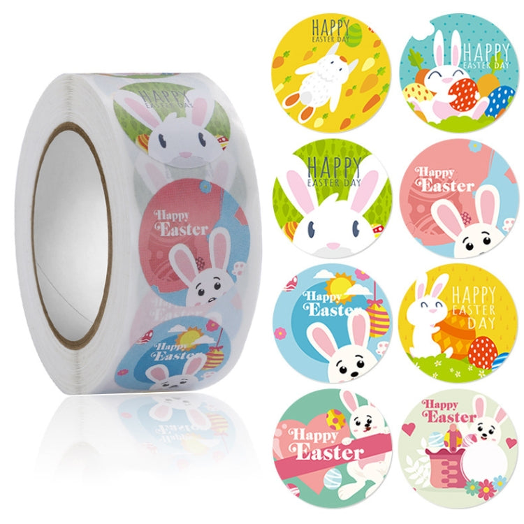 5 PCS Easter Bunny Egg Cartoon Decoration Sticker, Size: 2.5cm / 1 Inch