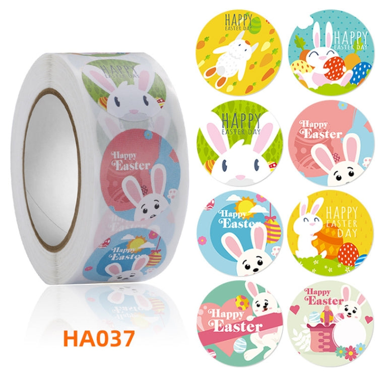5 PCS Easter Bunny Egg Cartoon Decoration Sticker, Size: 2.5cm / 1 Inch