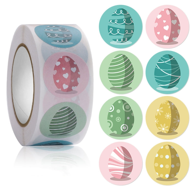5 PCS Easter Bunny Egg Cartoon Decoration Sticker, Size: 2.5cm / 1 Inch
