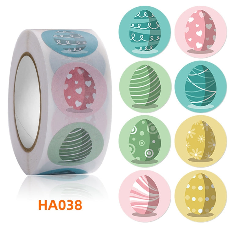 5 PCS Easter Bunny Egg Cartoon Decoration Sticker, Size: 2.5cm / 1 Inch