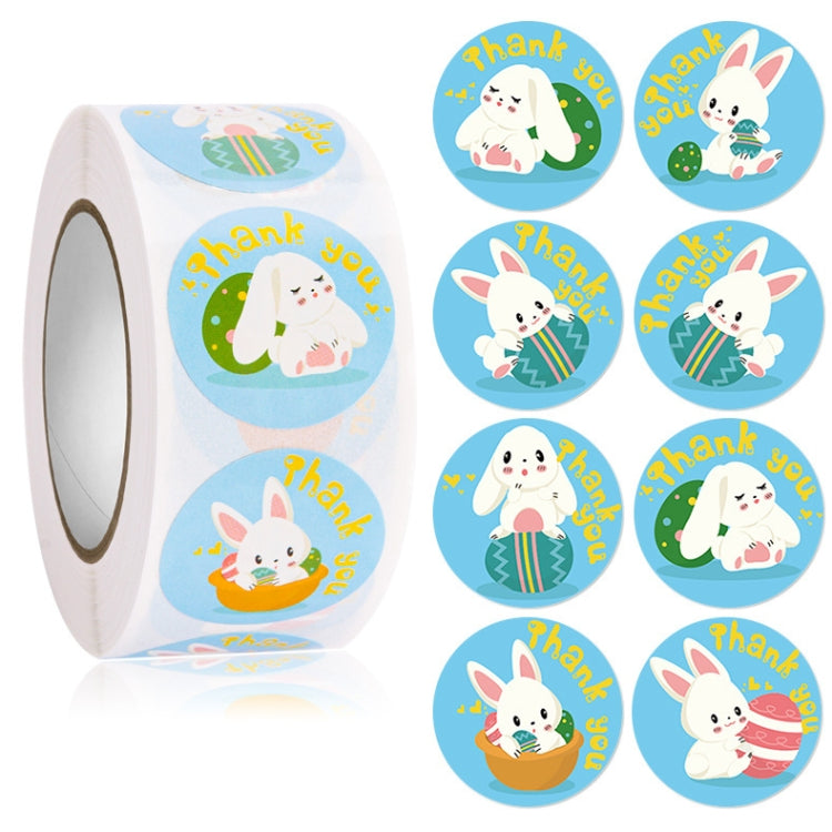 5 PCS Easter Bunny Egg Cartoon Decoration Sticker, Size: 2.5cm / 1 Inch