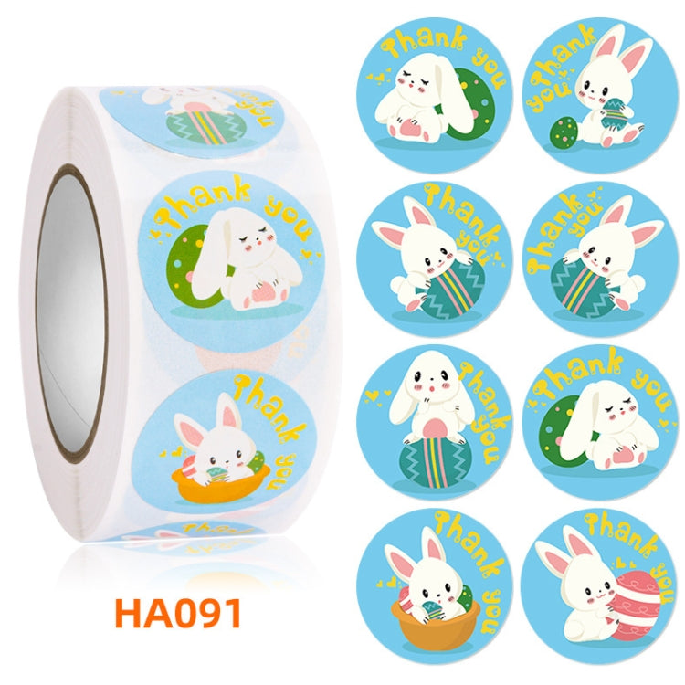 5 PCS Easter Bunny Egg Cartoon Decoration Sticker, Size: 2.5cm / 1 Inch