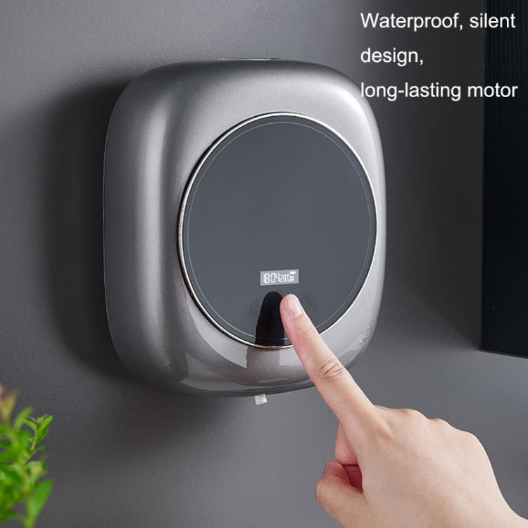 FDP-750 Wall-Mounted Temperature Sensor Soap Dispenser, Specification: Bubble Style (Technology Gray)