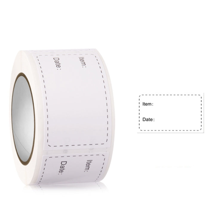 5 PCS Safe Date Food Catalog Storage Self-Adhesive Sticker, Size: 5 x 3cm
