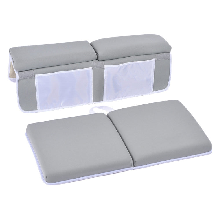 Bath Kneeling Mat Baby Bathing Dedicated Non-Slip Bath Mat,Style: Gray Flat Bag
