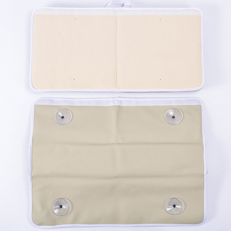 Bath Kneeling Mat Baby Bathing Dedicated Non-Slip Bath Mat,Style: Gray Flat Bag