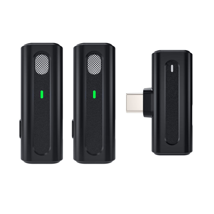 1 to 2 Lavalier Active Noise Reduction Wireless Microphone, Specification: Type-C