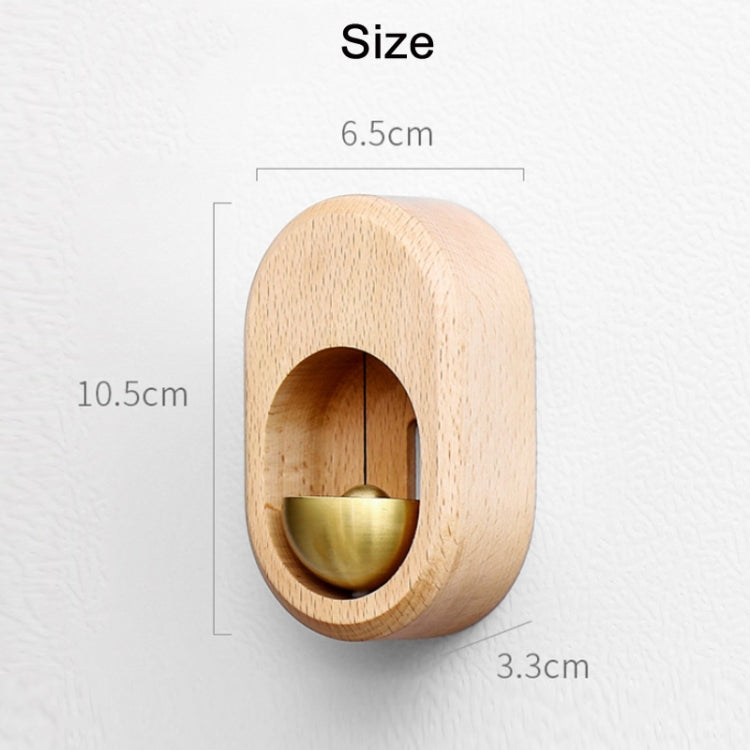 Suction Door Type Wooden Pure Copper Wind Chime(Beech)