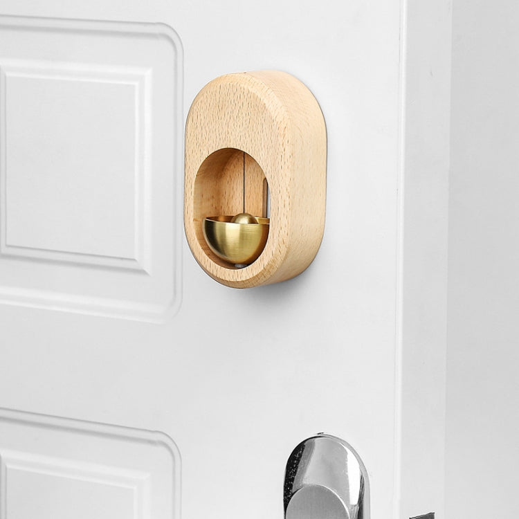 Suction Door Type Wooden Pure Copper Wind Chime(Beech)