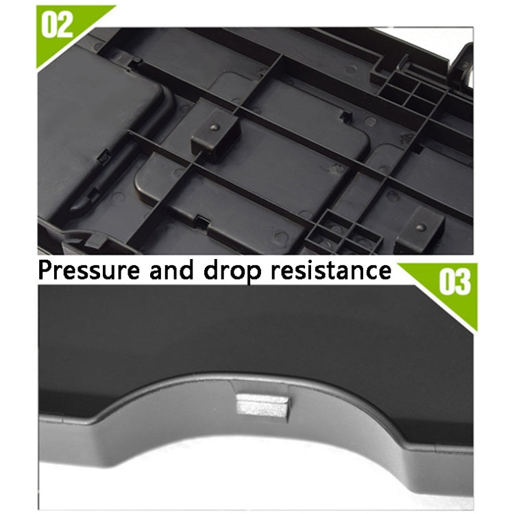 Car Foldable Seat Dining Table(Black)