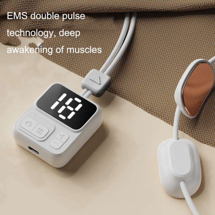 D43 Hanging Neck Pulse Home Cervical Massager(White)
