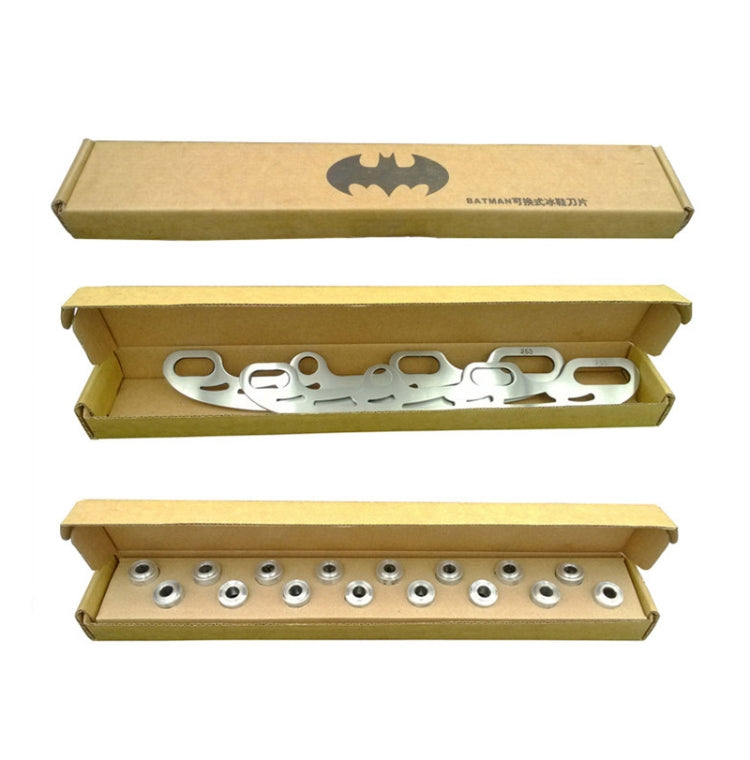 Figure Ice Blade Flat Knife Roller Skate Accessories, Size: L  326mm