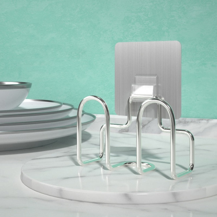 3 PCS Wl623 Punch-Free Stainless Steel Sponge Rack