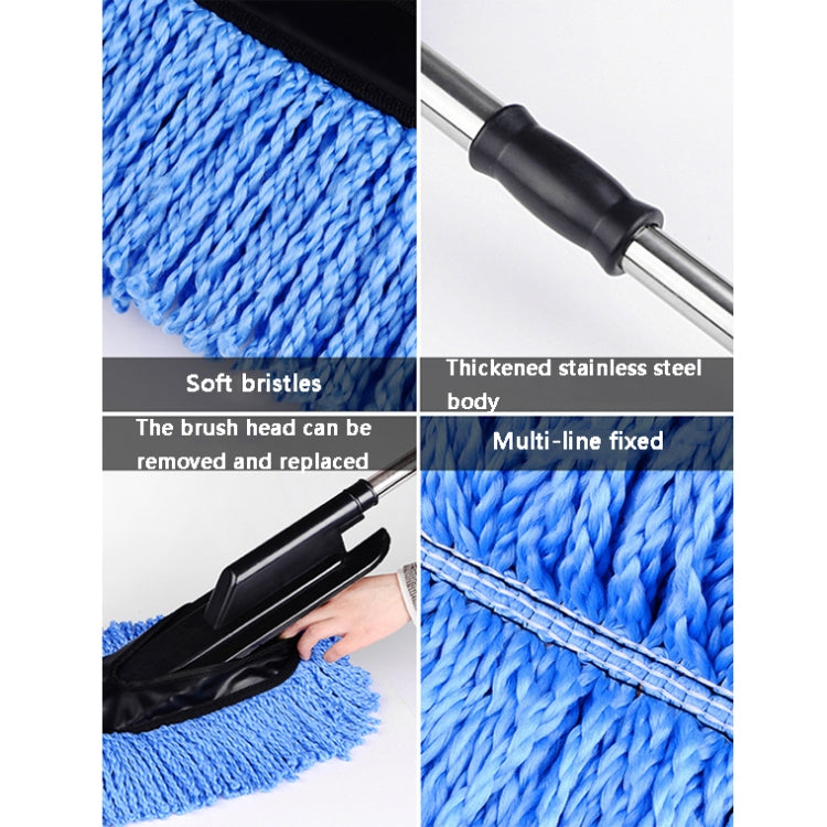 CS-365 Multifunctional Car Washing Telescopic Long-Handled Brush, Color: Blue (Zipper Bag)