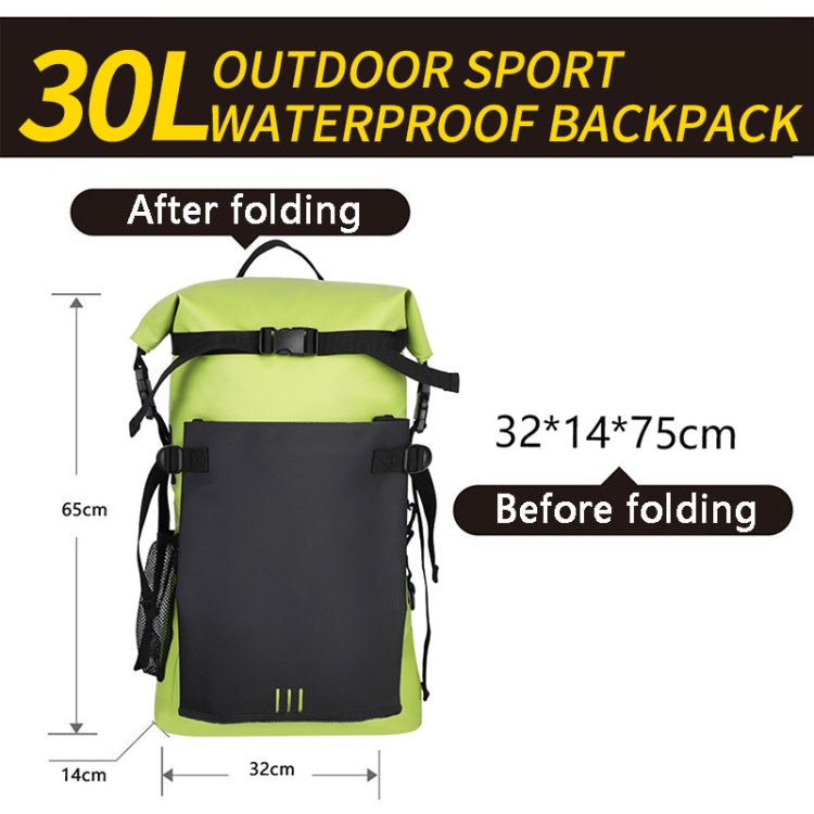 TM0321011 30L Outdoor Sports Large Capacity Drifting Swimming Waterproof Bag