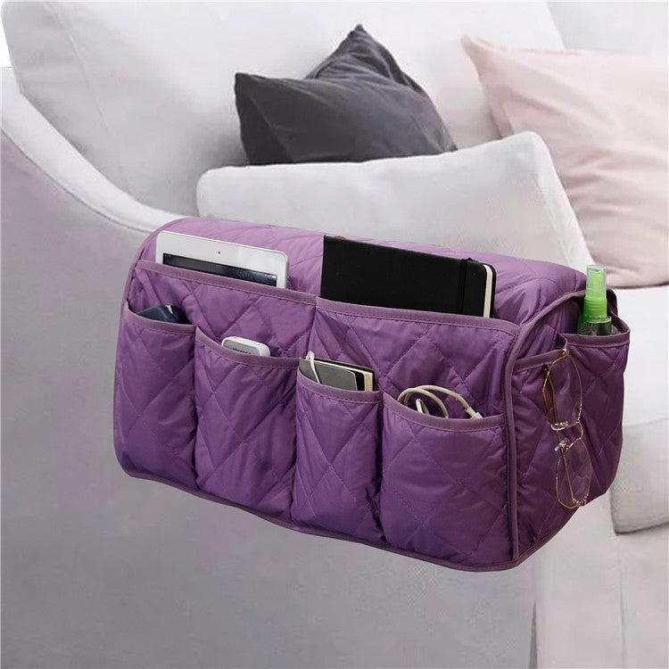 Waterproof Pongee Sofa Armrest Side Storage Bag