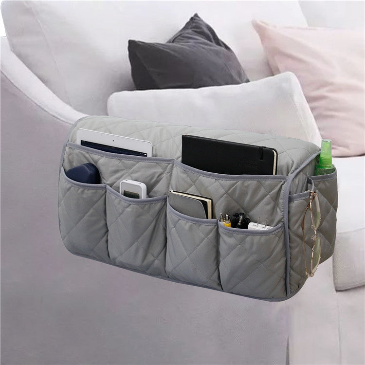 Waterproof Pongee Sofa Armrest Side Storage Bag