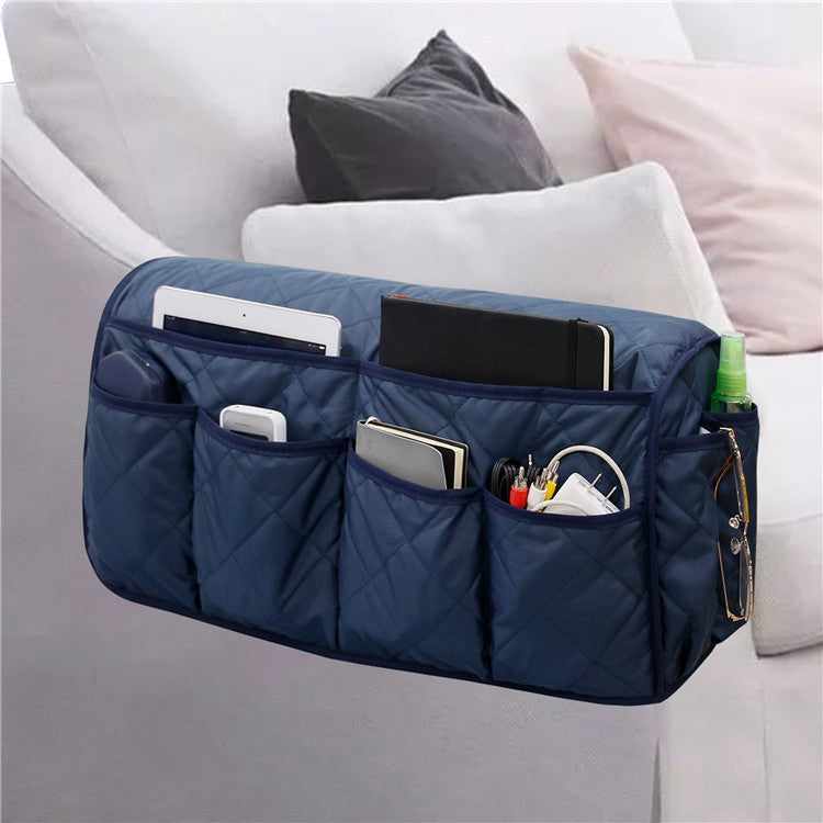 Waterproof Pongee Sofa Armrest Side Storage Bag