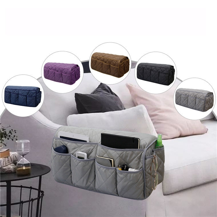 Waterproof Pongee Sofa Armrest Side Storage Bag