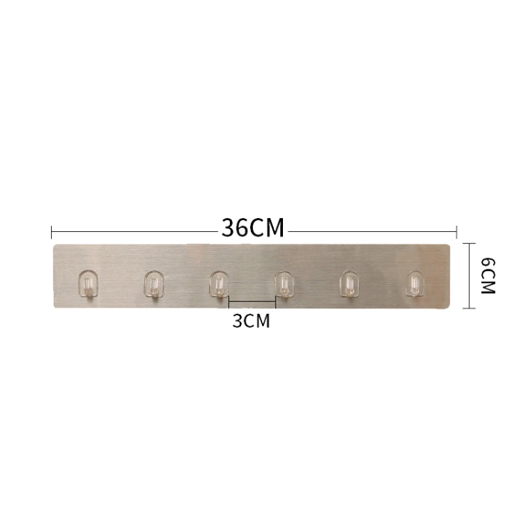 SQ-5108 Bathroom Kitchen Suction Cup Door Hook(36 x 6cm)