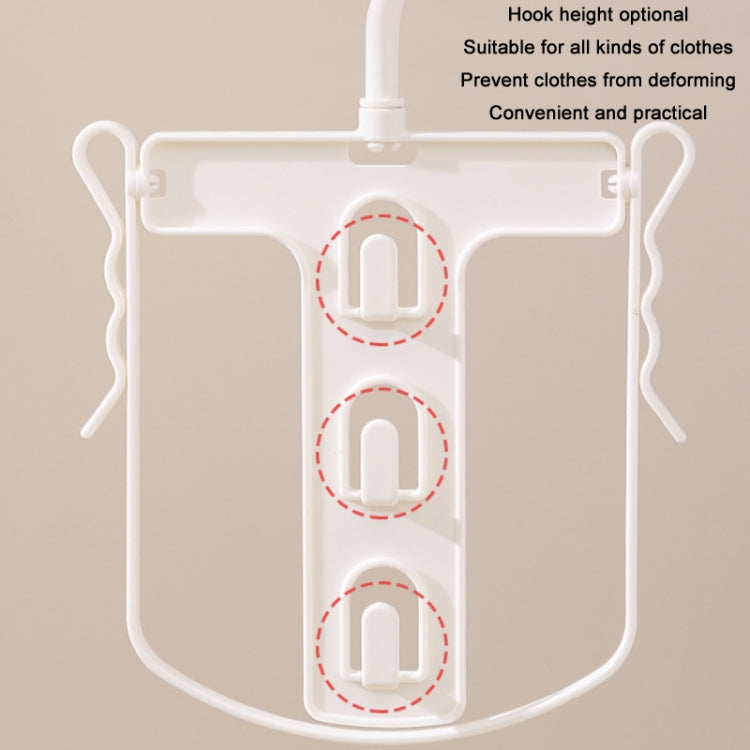 3 PCS Household Multifunctional Rotating Drying Rack With Hat Clip