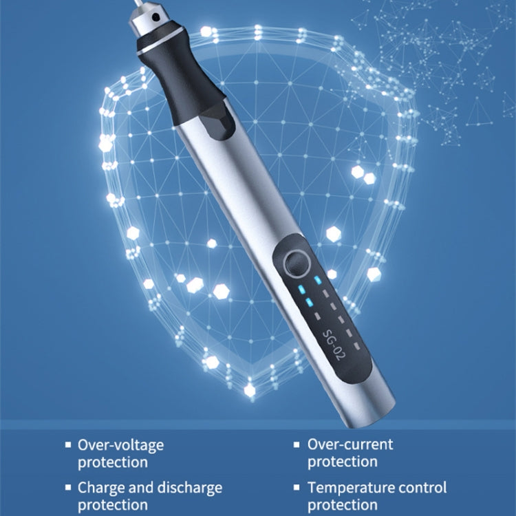 8 In 1 SG-02 Electric Punch Engraving Machine Grinding Pen
