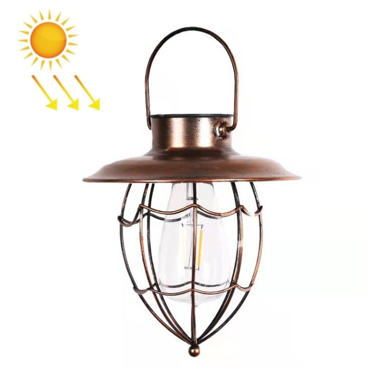 Outdoor Solar Waterproof Wrought Iron LED Hanging Light