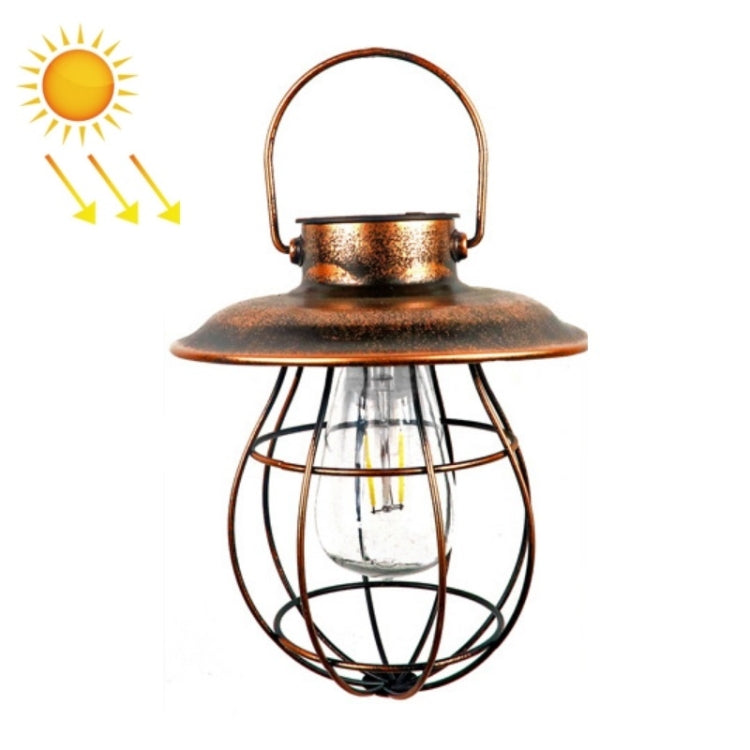 Outdoor Solar Waterproof Wrought Iron LED Hanging Light