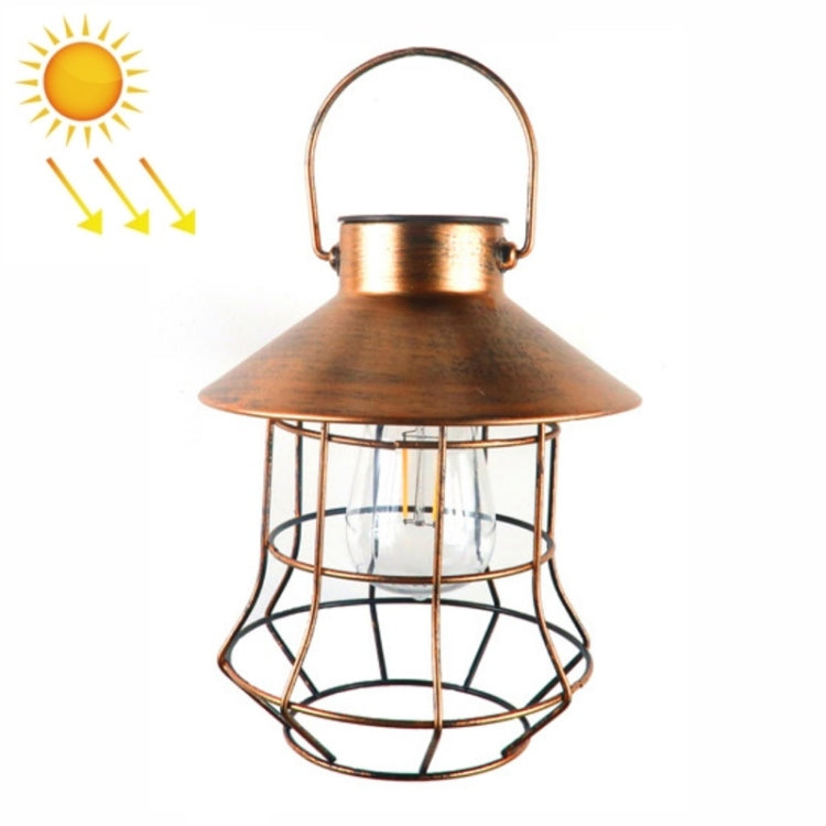 Outdoor Solar Waterproof Wrought Iron LED Hanging Light