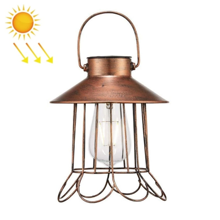 Outdoor Solar Waterproof Wrought Iron LED Hanging Light