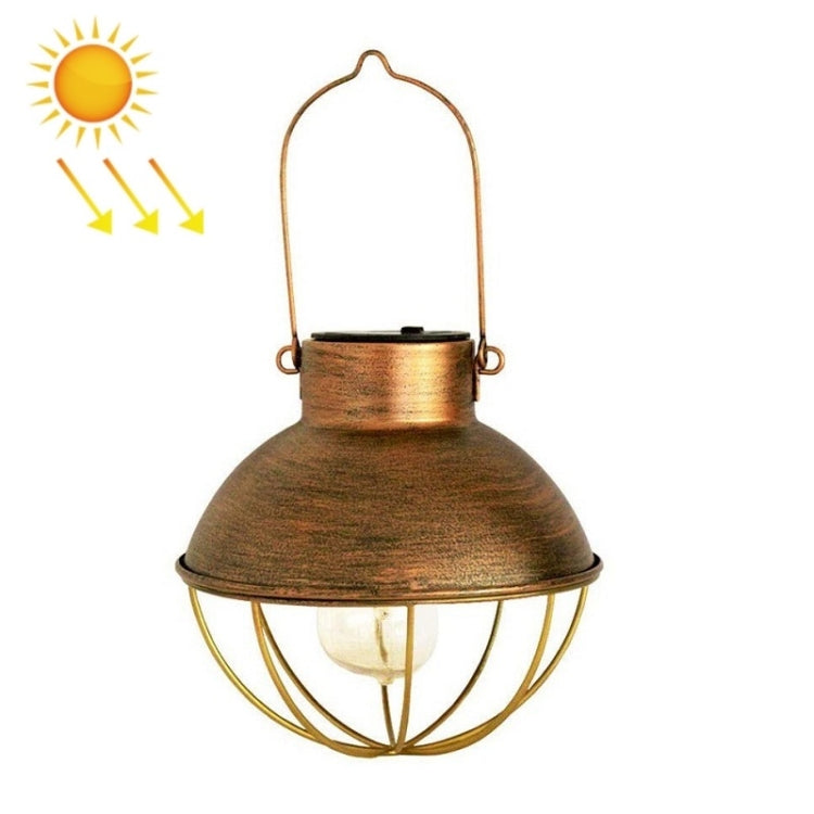 Outdoor Solar Waterproof Wrought Iron LED Hanging Light