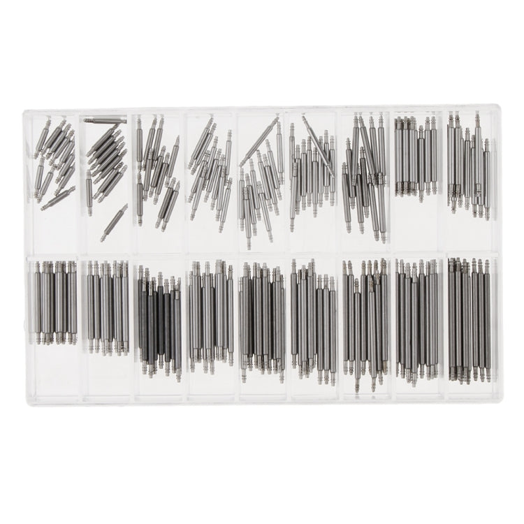 2 Boxes 180 PCS / Box C014 8-25mm Stainless Steel Seamless Box Packing Spring Bar