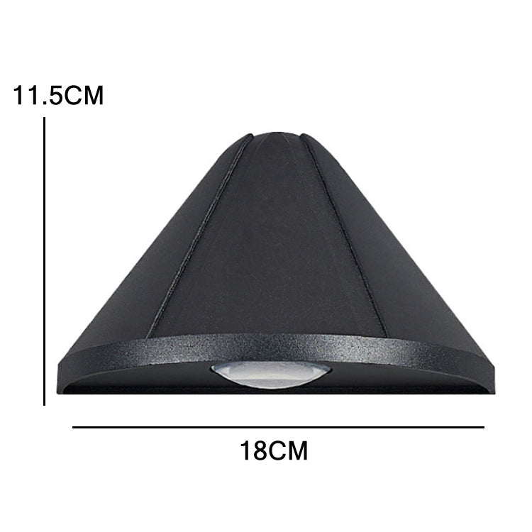 5W LED Outdoor Aisle House Number Wall Lamp, Light color: Warm White
