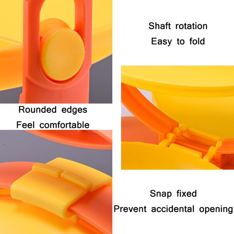 Household Double-Layer Portable Folding Fruit Tray