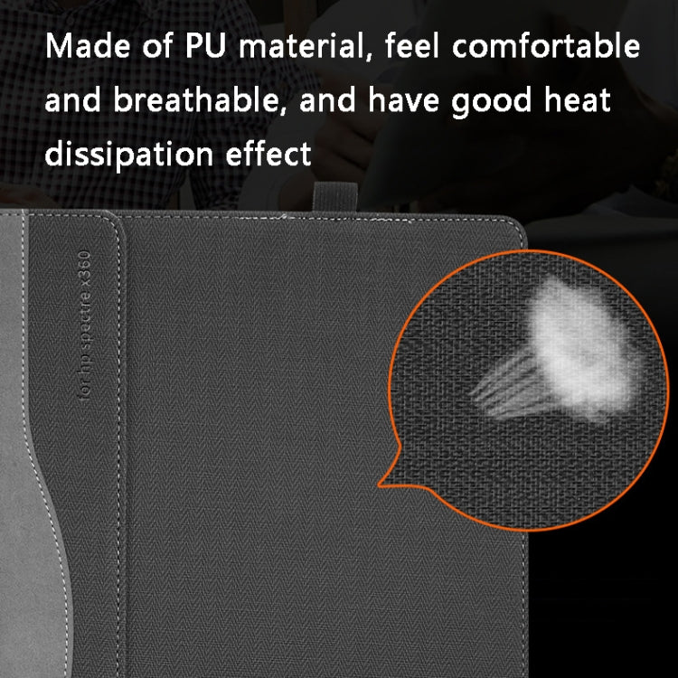 13.3 inch PU Leather Laptop Protective Case For HP SPECTRE X360