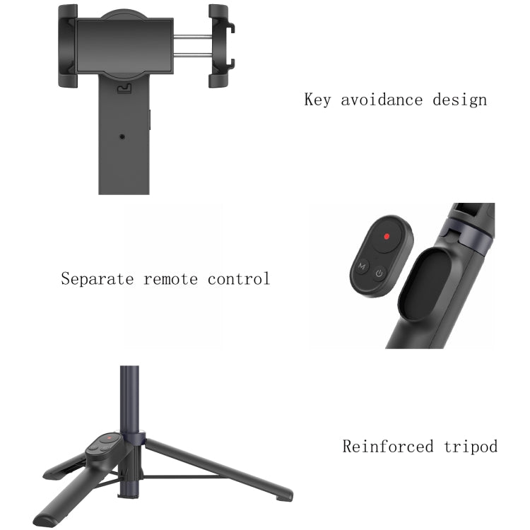 Mini Single Axis Gimbal Handheld Anti-Shake Stabilizer(Black)