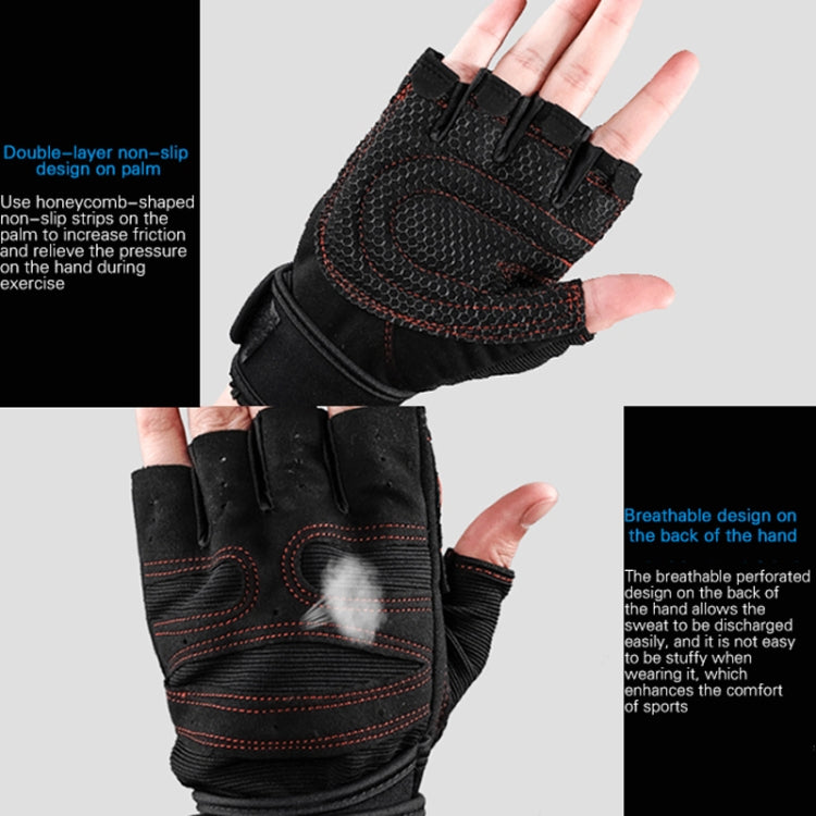 ST-2120 Gym Exercise Equipment Anti-Slip Gloves, Size: XL