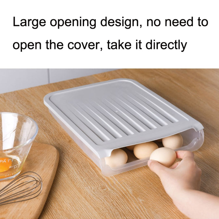 SY-HZ-203 Single Layer Automatic Rolling Egg Storage Box With Lid