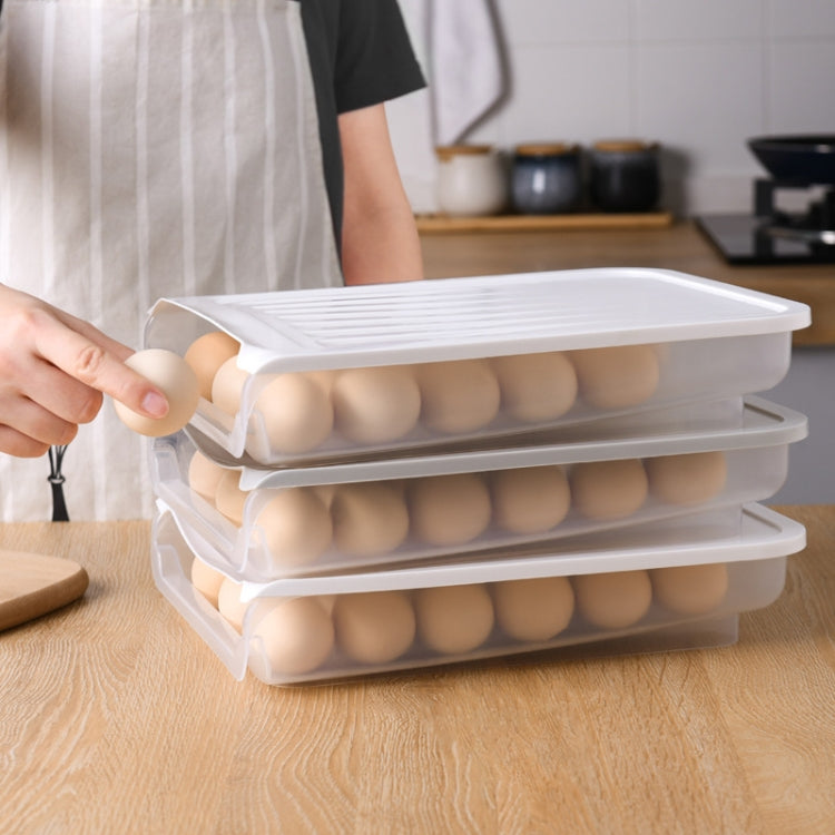 SY-HZ-203 Single Layer Automatic Rolling Egg Storage Box With Lid
