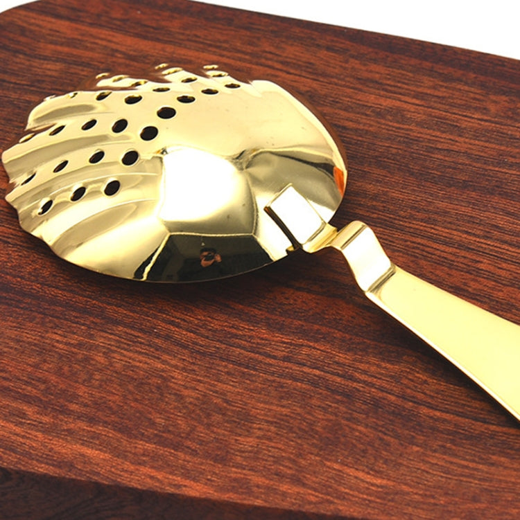 Seashell Shape Stainless Steel Strainer Cocktail Ice Filter
