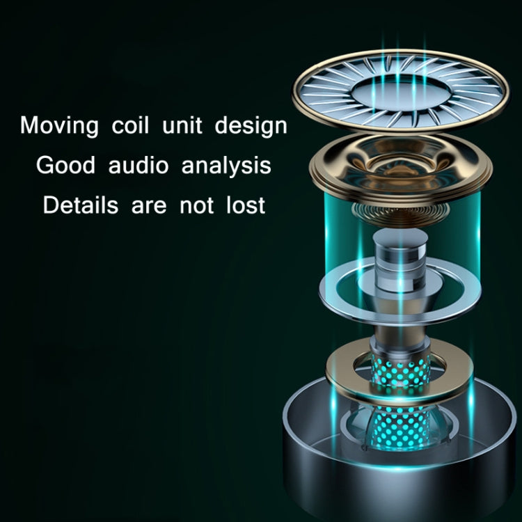 JYP-X7 TWS Bluetooth LED Display Noise-Cancelling Gaming Earphone(Black)