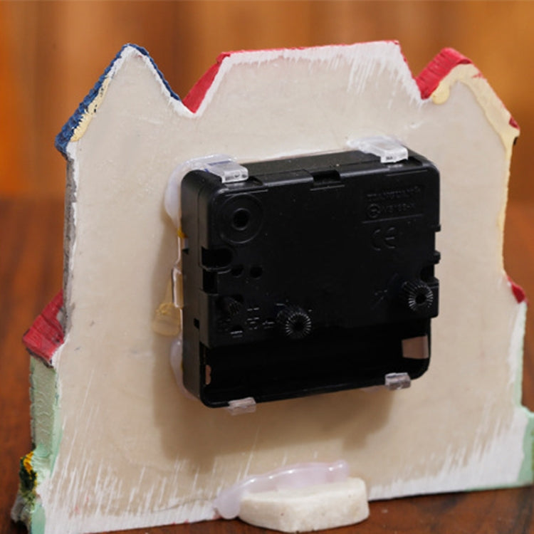 2 PCS Castle Alarm Clock Home Desktop Decoration