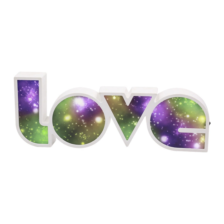 LED Letter LOVE Neon Proposal Scene Arrangement Light Box(C Type)