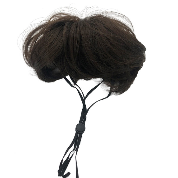 Pet Fake Puppy Cospaly Props(Black Straight Hair)