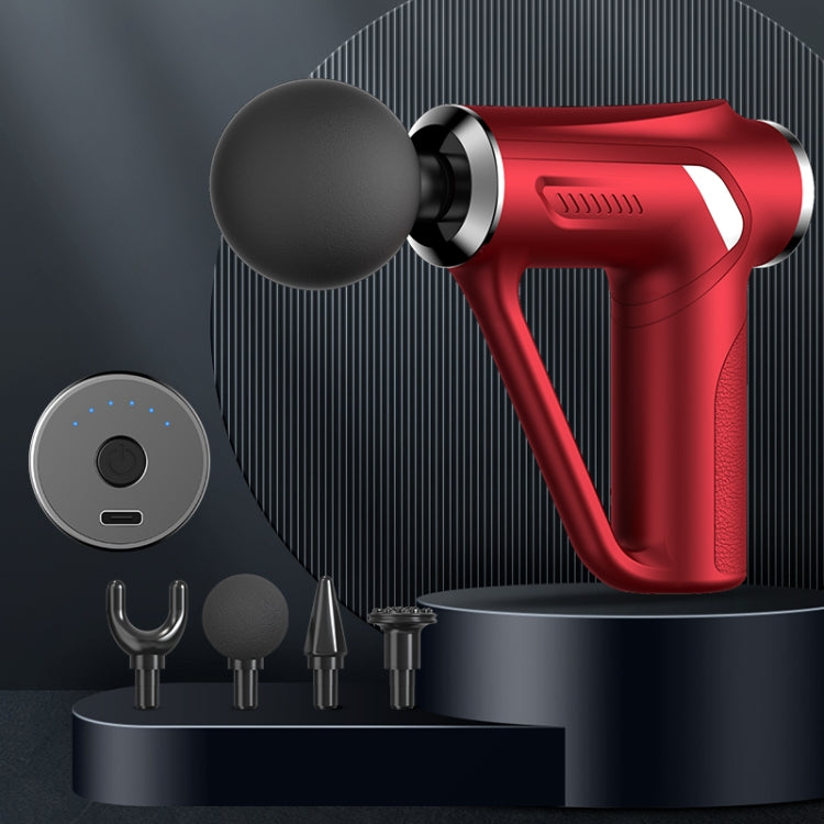 HB-008  Triangular Electric Fascia Gun Body Massage Gun, Specification: Button Style