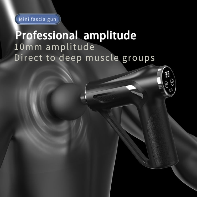 HB-008  Triangular Electric Fascia Gun Body Massage Gun, Specification: Button Style